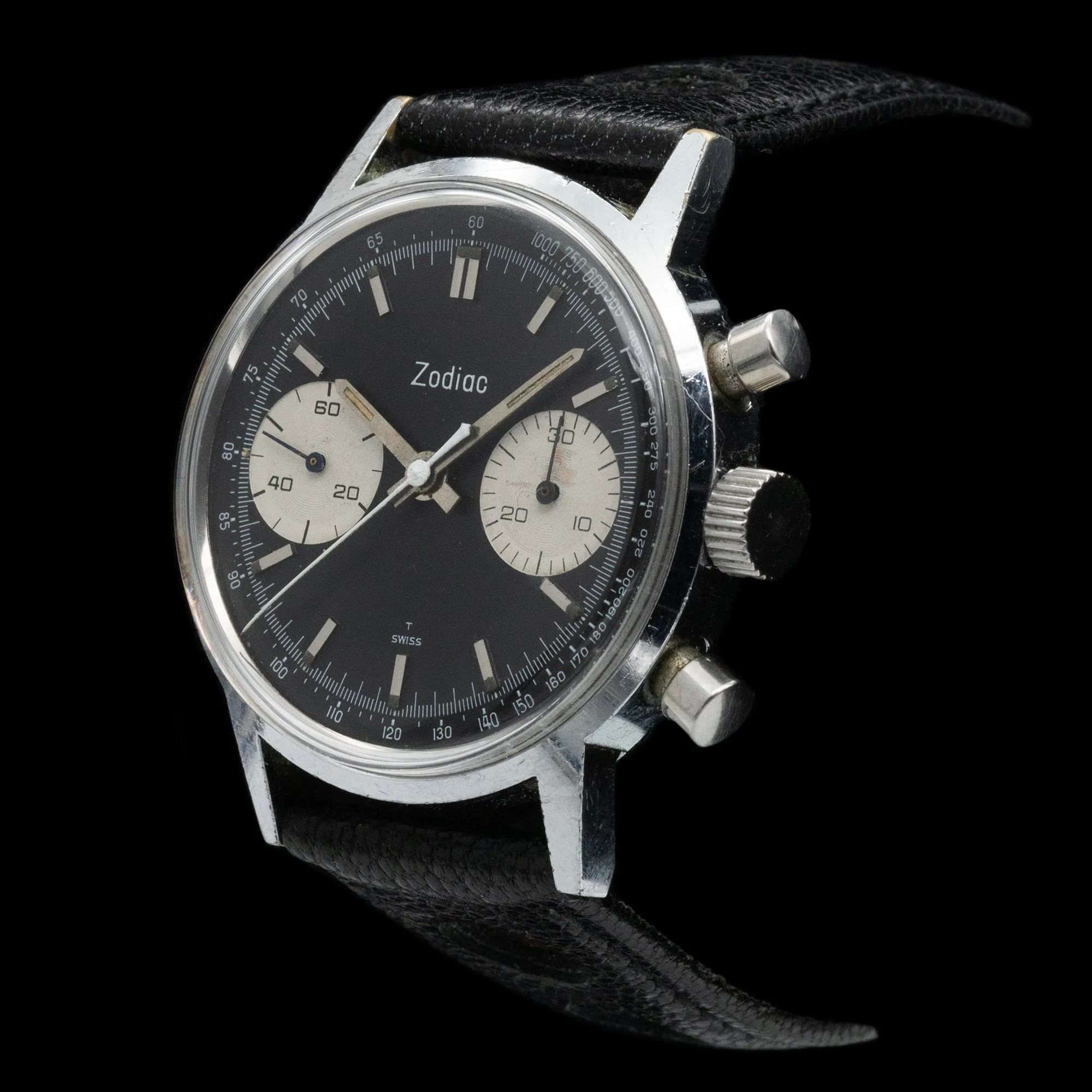 Zodiac - 1960's Bicompax Chronograph 'Reverse Panda'