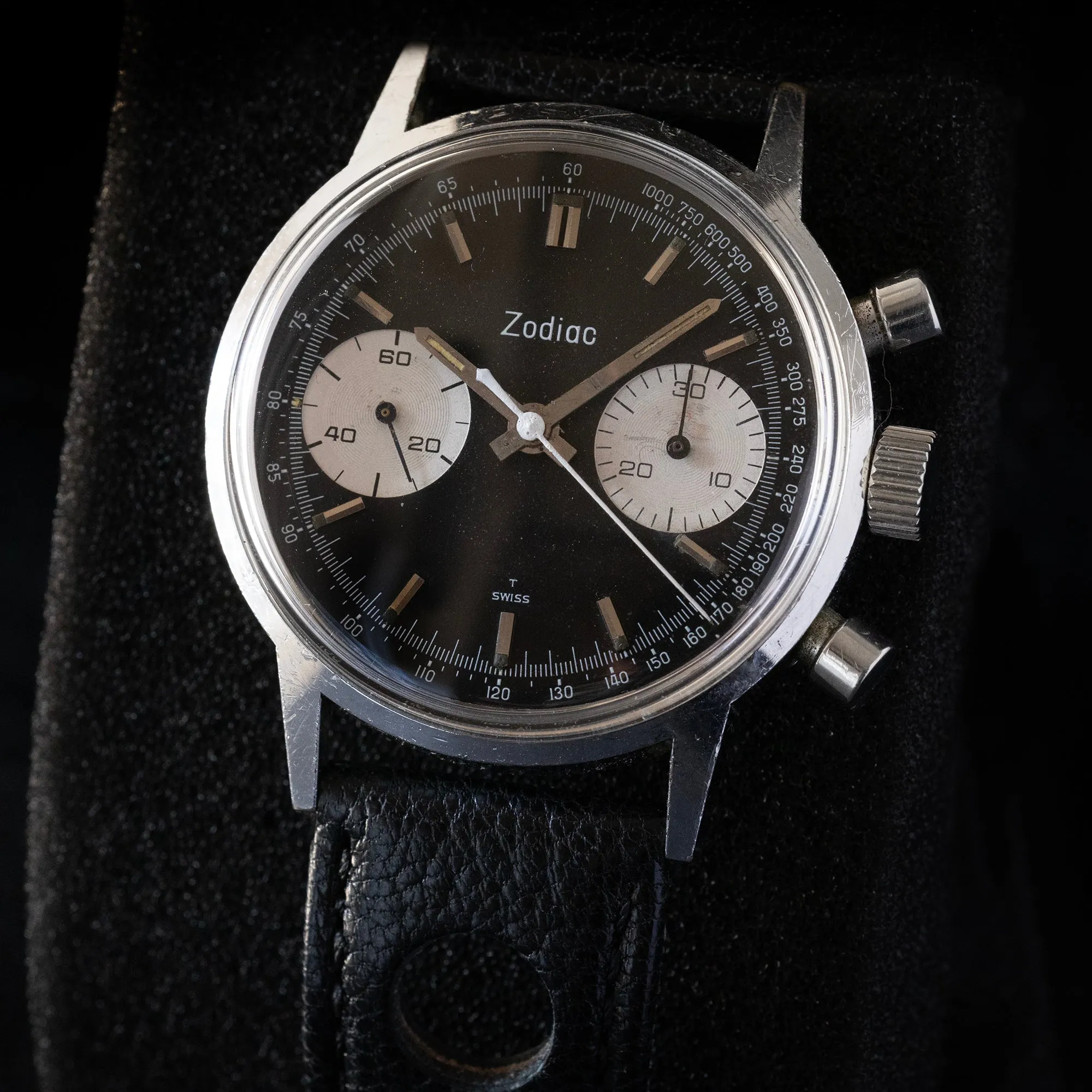 Zodiac - 1960's Bicompax Chronograph 'Reverse Panda'